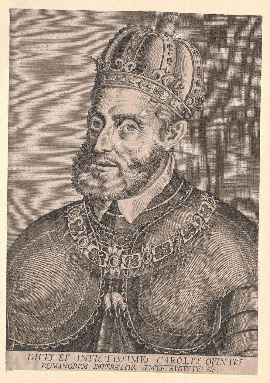 Święty Cesarz Rzymski Karol V autorstwa Artist Unknown
