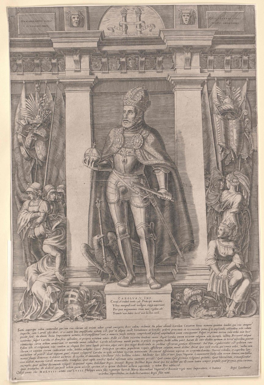 Święty Cesarz Rzymski Karol V. autorstwa Artist Unknown