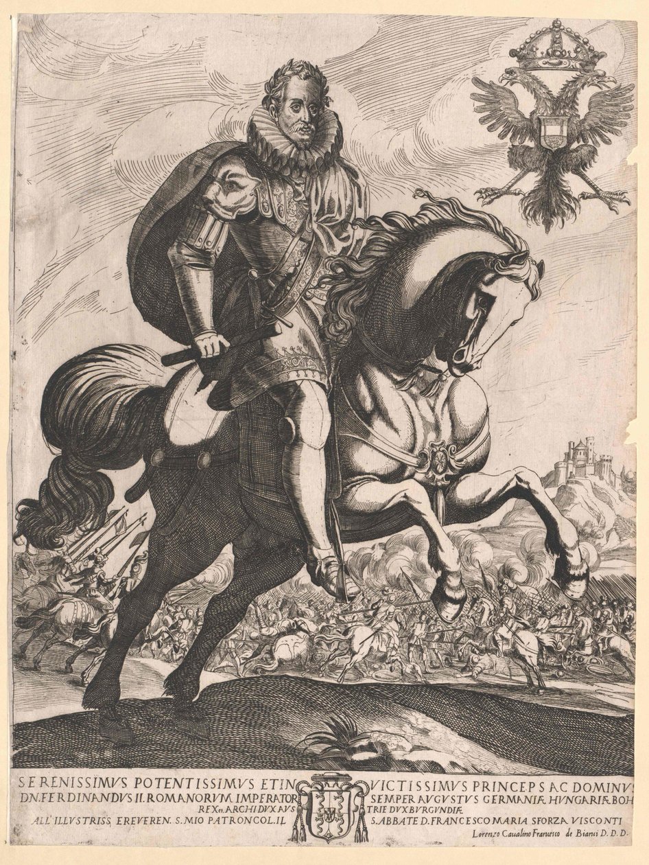 Święty Cesarz Rzymski Ferdynand II autorstwa Artist Unknown