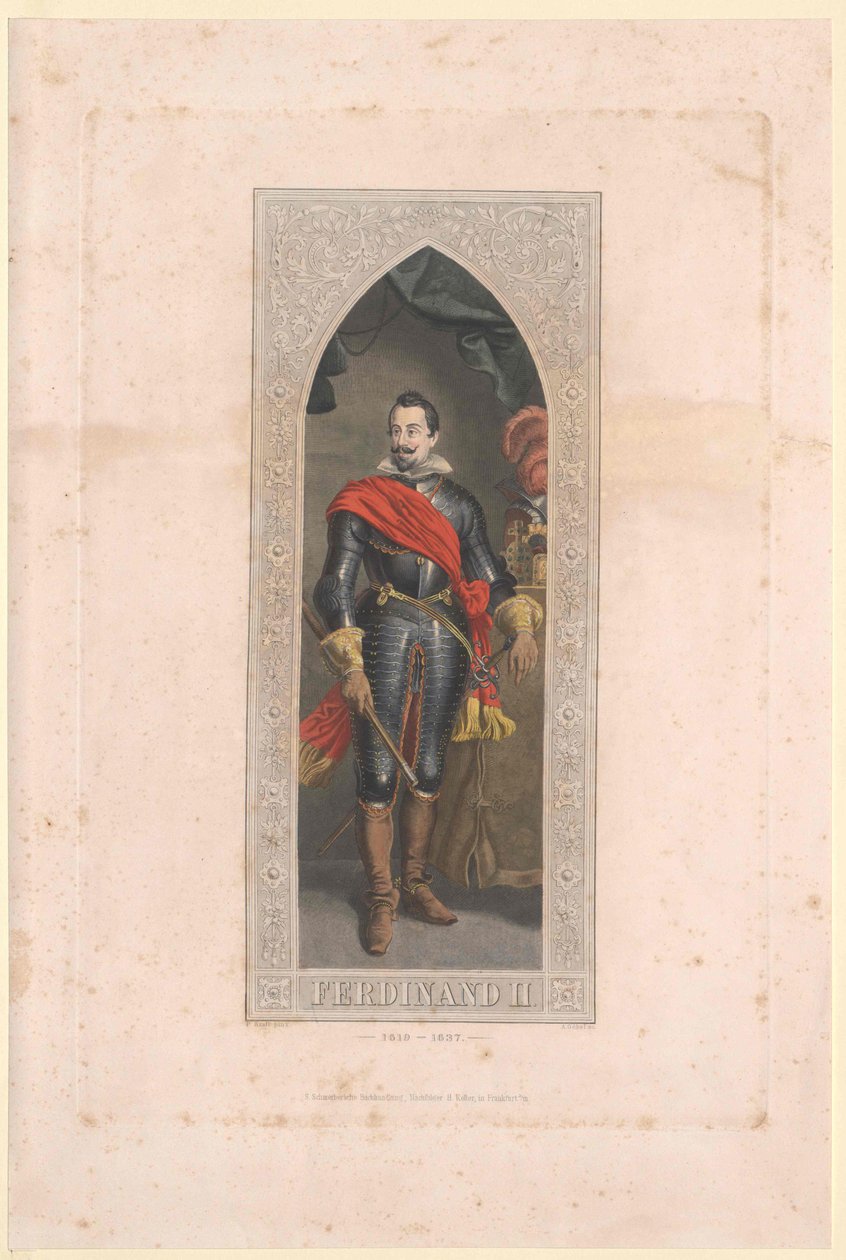 Święty Cesarz Rzymski Ferdynand II autorstwa Artist Unknown