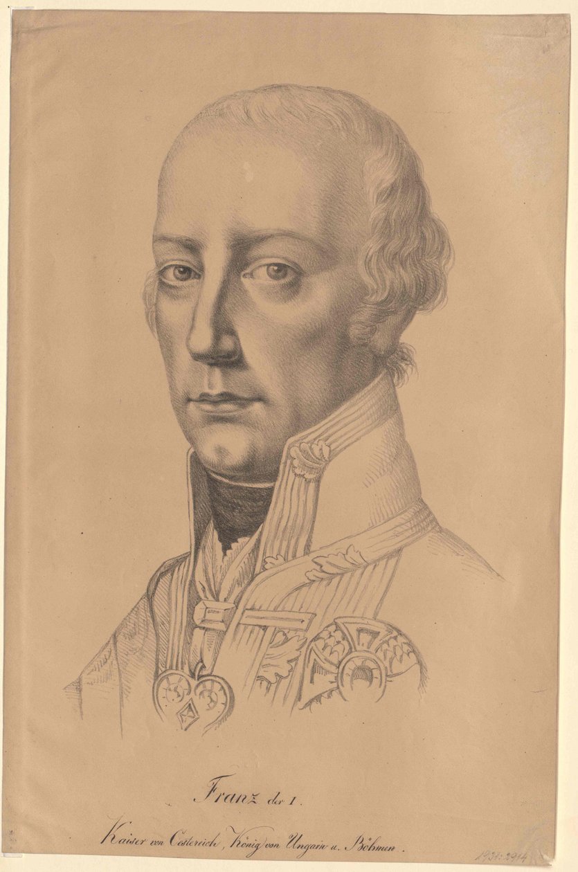 Święty Cesarz Rzymski Franciszek II autorstwa Artist Unknown