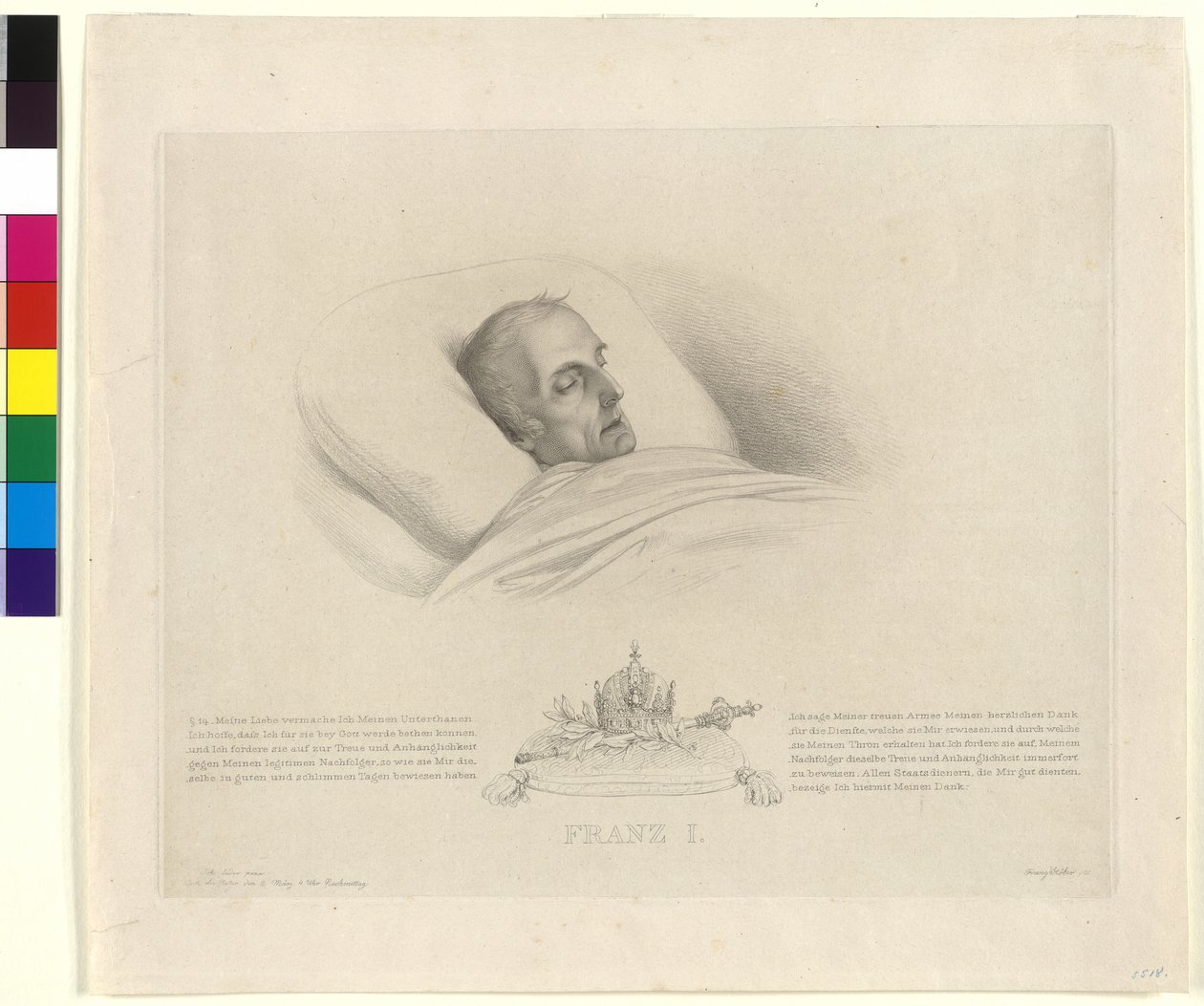 Święty Cesarz Rzymski Franciszek II autorstwa Artist Unknown
