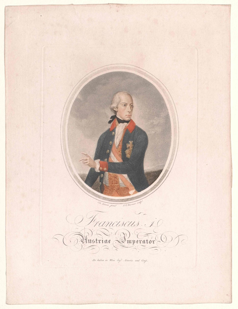 Święty Cesarz Rzymski Franciszek II autorstwa Artist Unknown