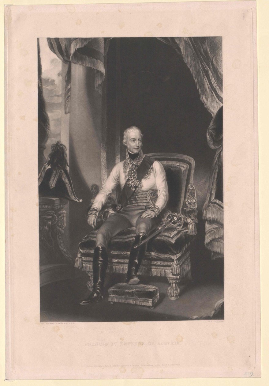 Święty Cesarz Rzymski Franciszek II autorstwa Artist Unknown