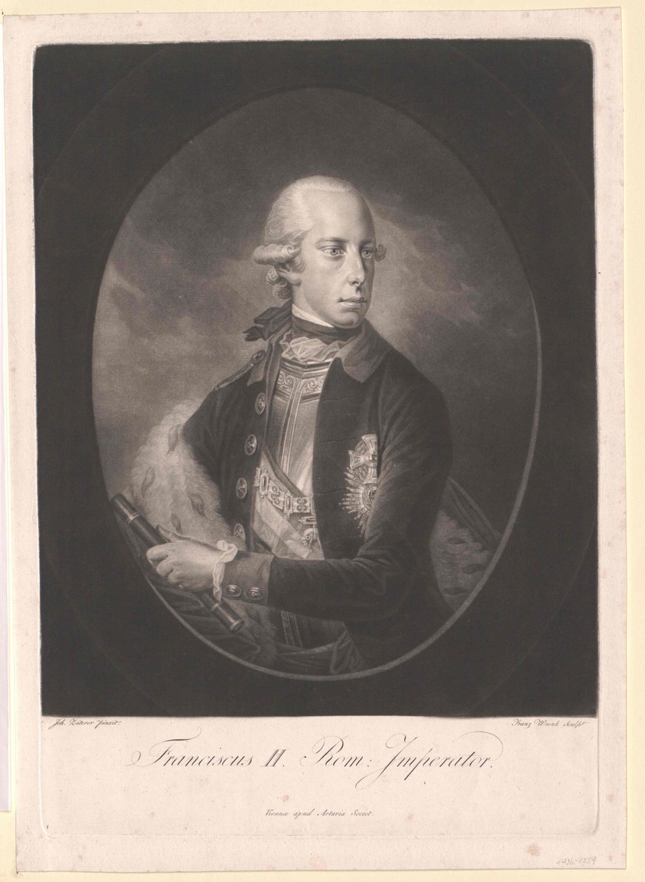 Święty Cesarz Rzymski Franciszek II autorstwa Artist Unknown