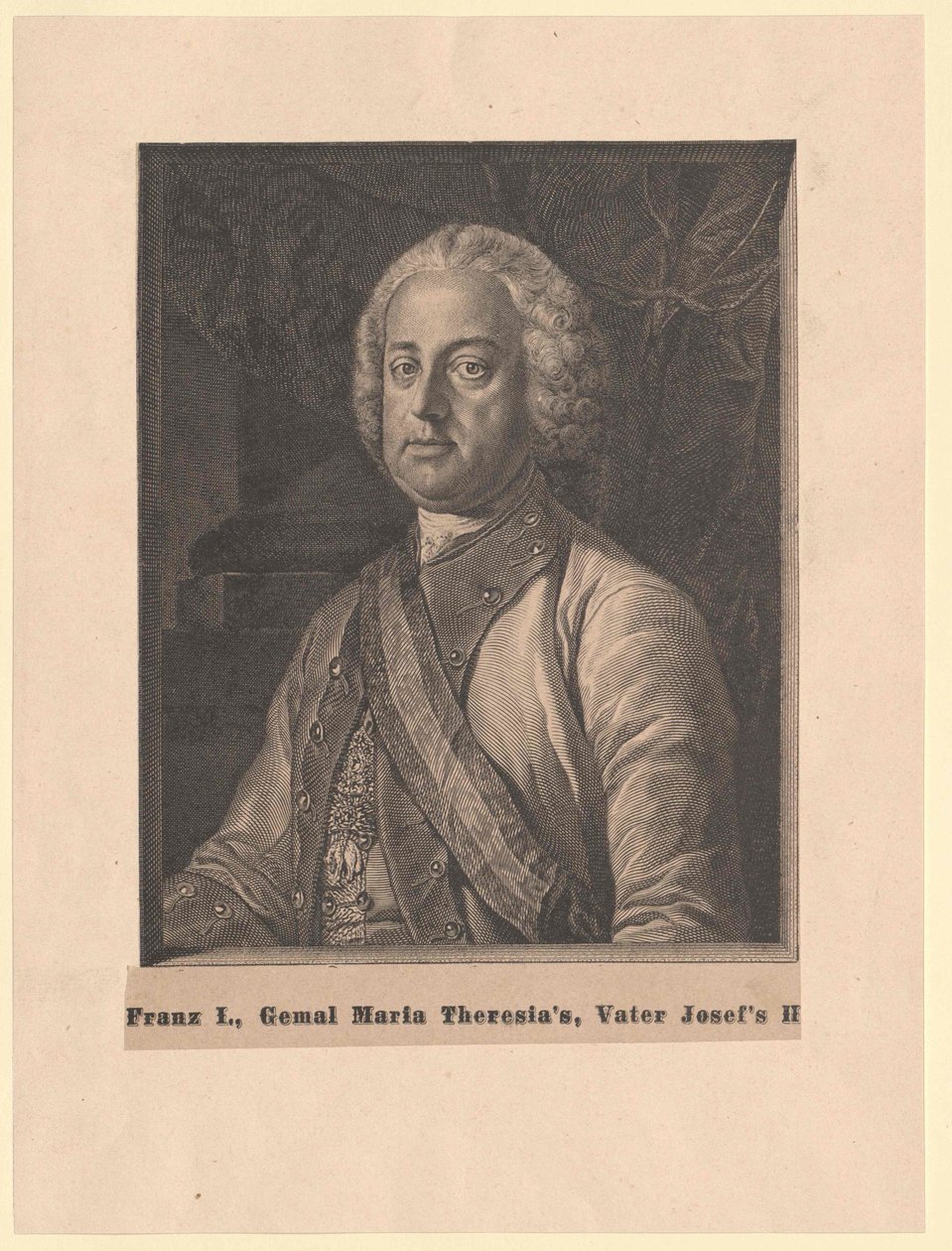 Święty Cesarz Rzymski Franciszek I autorstwa Artist Unknown