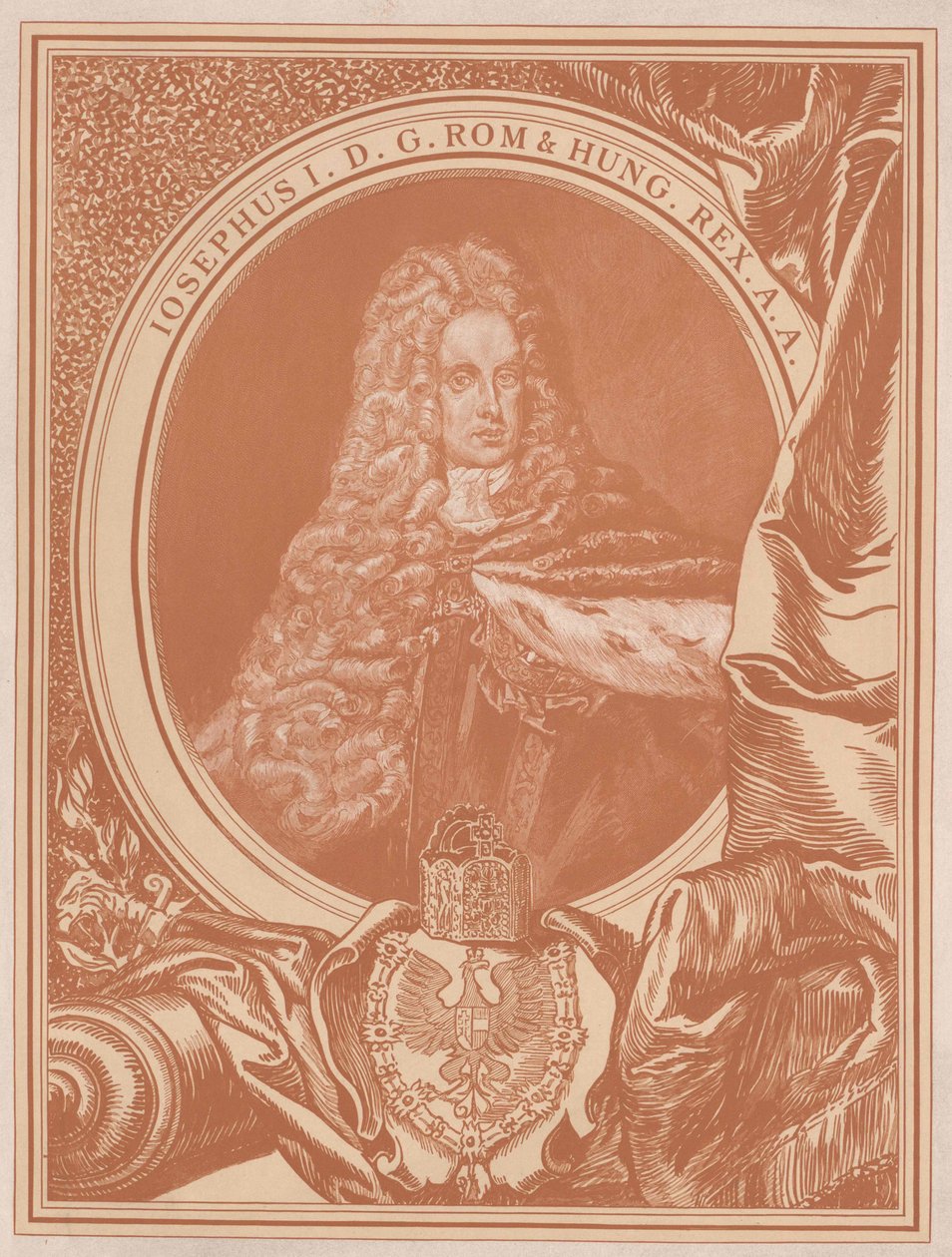 Święty Cesarz Rzymski Józef I autorstwa Artist Unknown