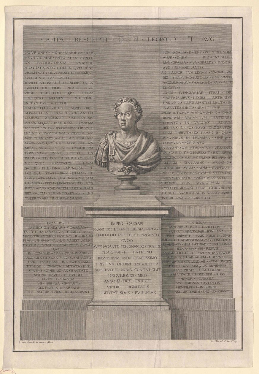 Święty Cesarz Rzymski Leopold II autorstwa Artist Unknown