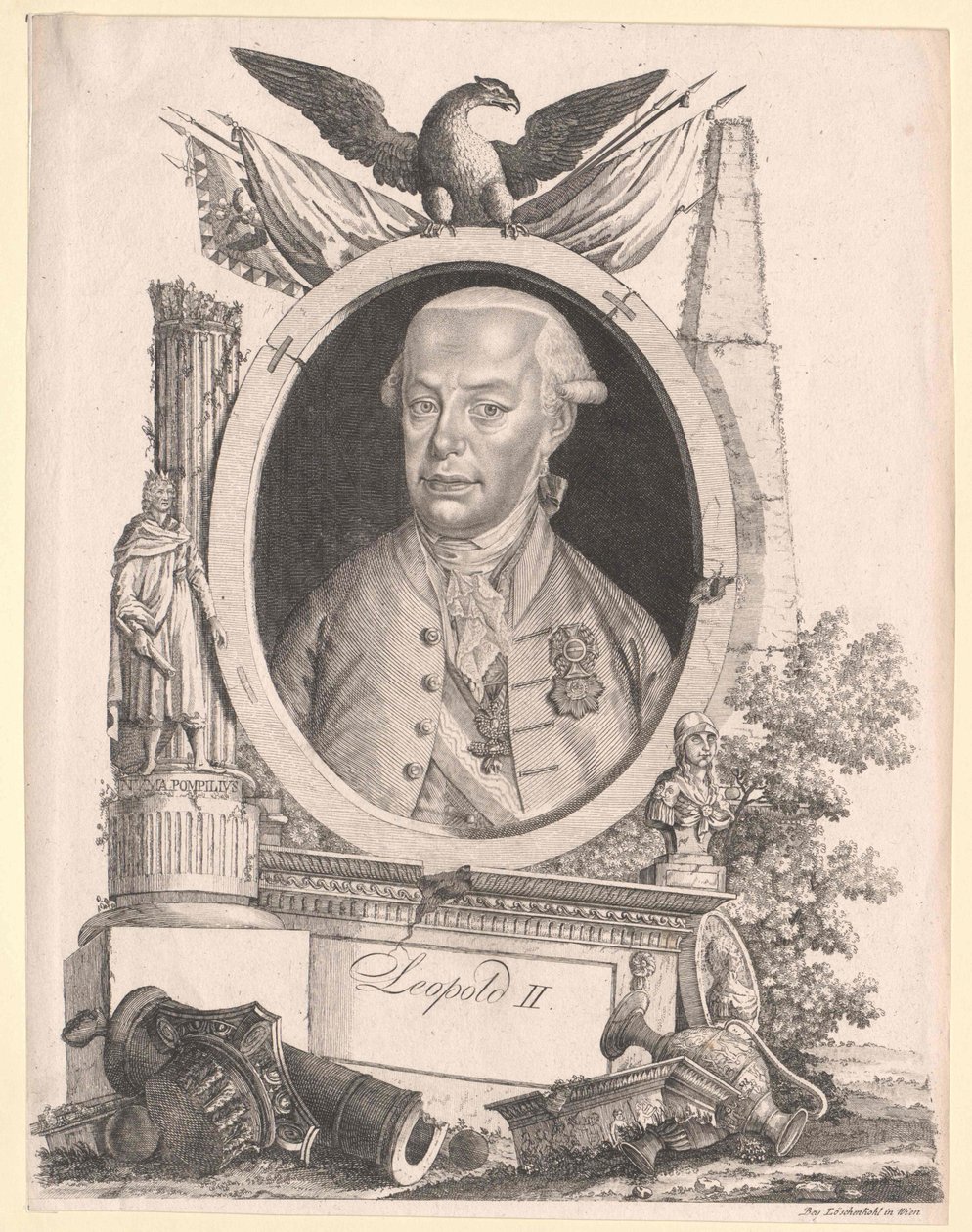 Święty Cesarz Rzymski Leopold II autorstwa Artist Unknown