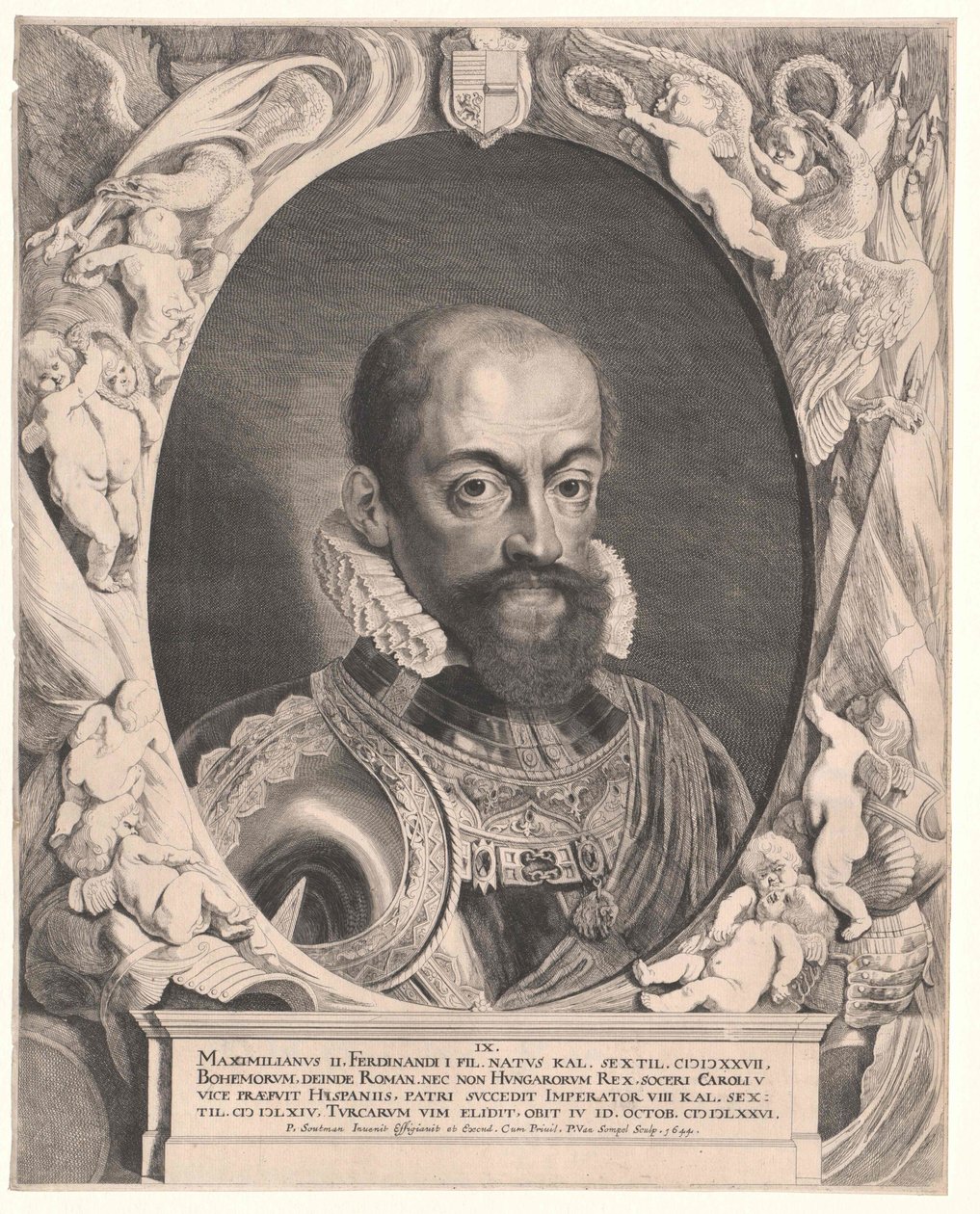 Święty Cesarz Rzymski Maksymilian II autorstwa Artist Unknown