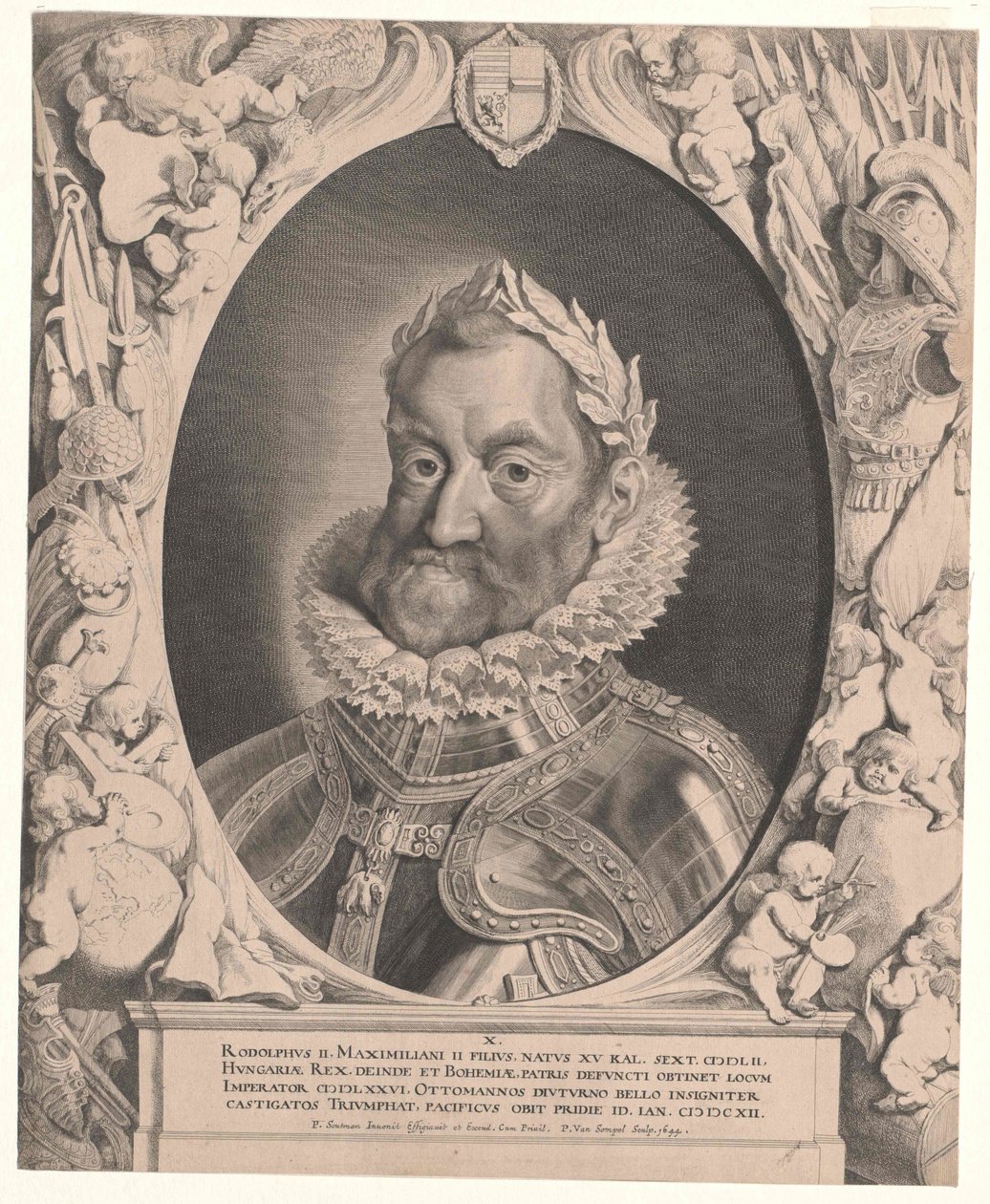 Święty Cesarz Rzymski Rudolf II autorstwa Artist Unknown