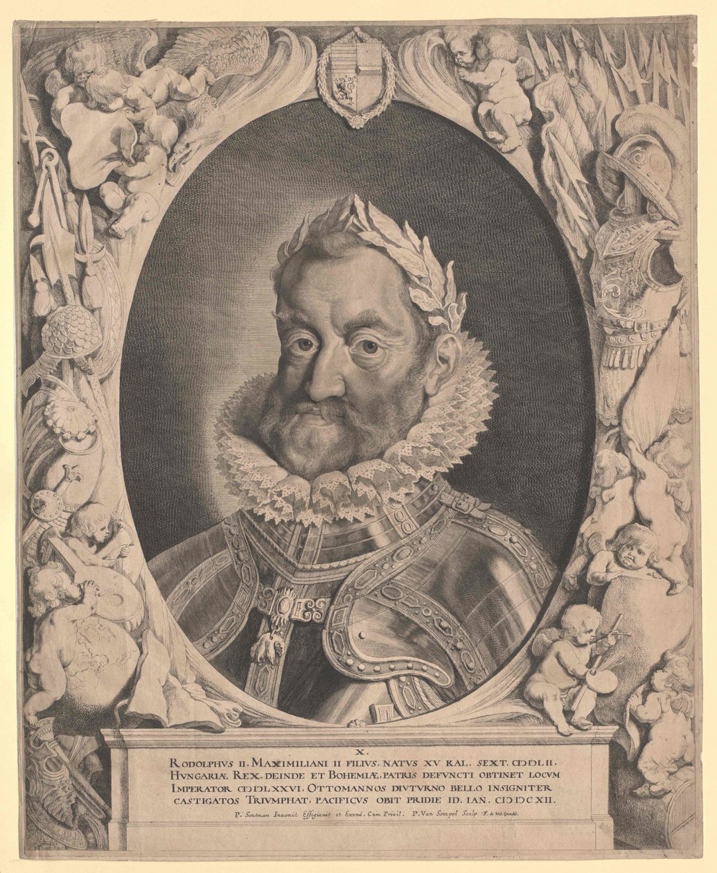 Święty Cesarz Rzymski Rudolf II autorstwa Artist Unknown