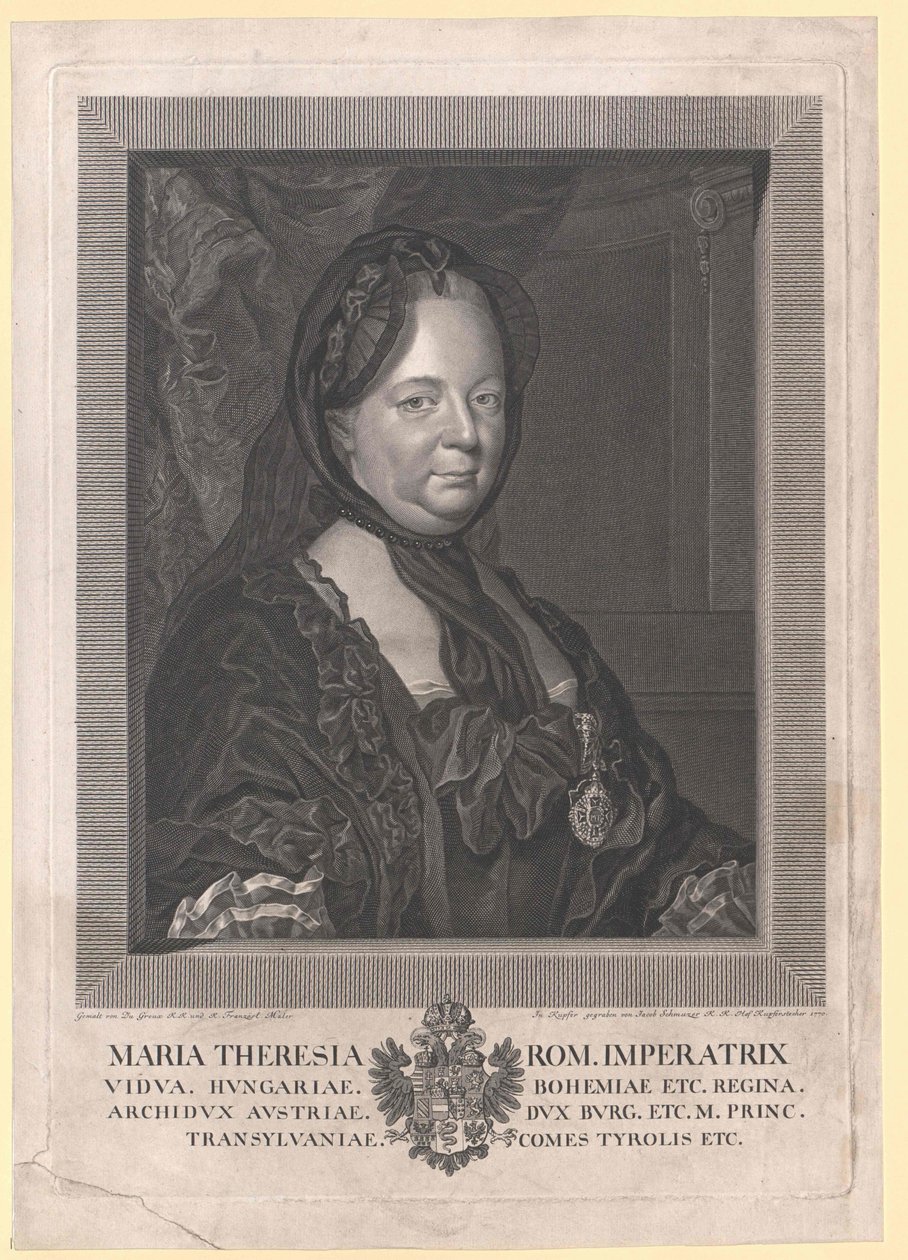Święta Cesarzowa Maria Teresa autorstwa Artist Unknown