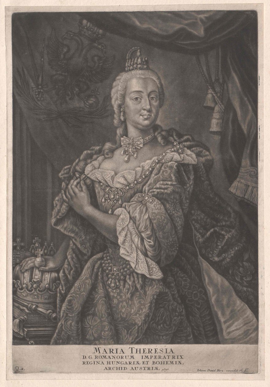 Święta Cesarzowa Rzymska Maria Teresa autorstwa Artist Unknown