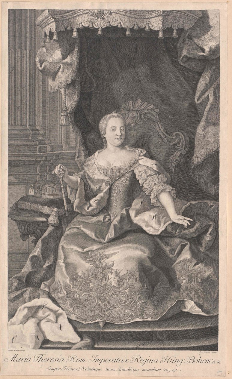 Święta Cesarzowa Rzymska Maria Teresa autorstwa Artist Unknown