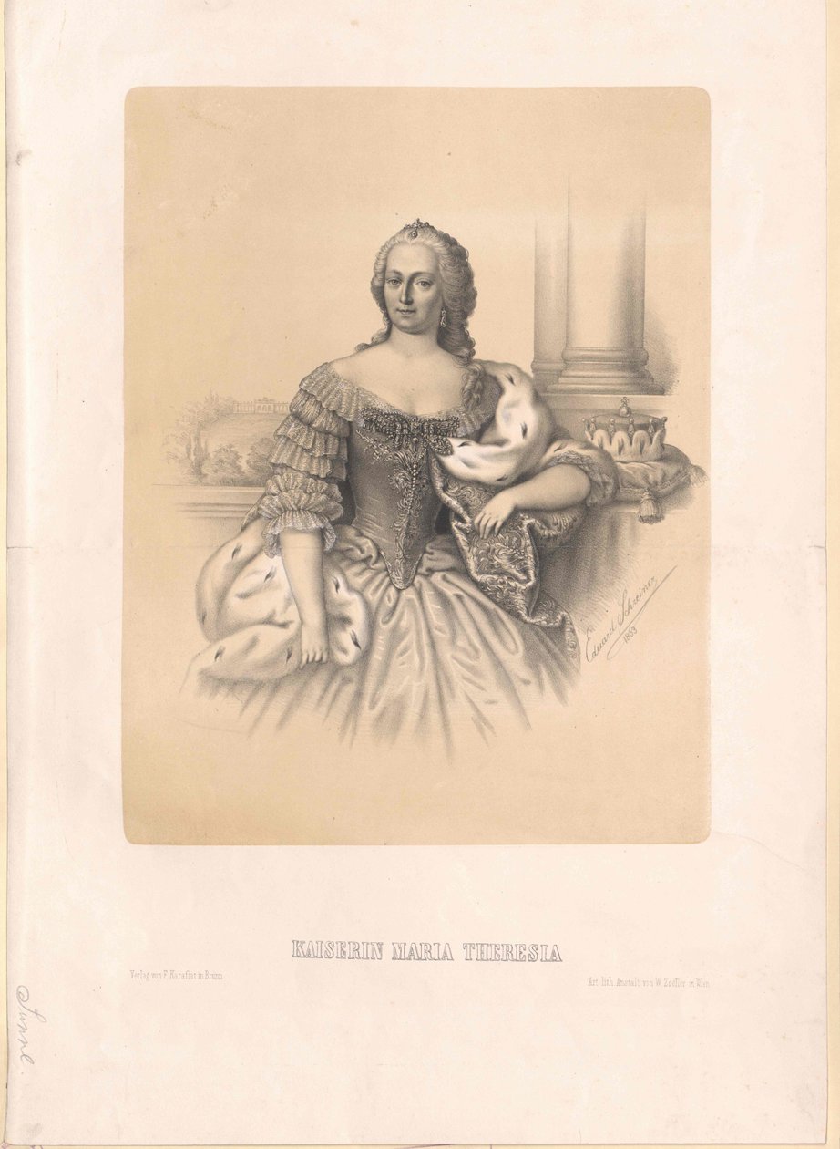 Święta Cesarzowa Rzymska Maria Teresa autorstwa Artist Unknown