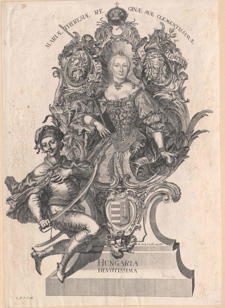 Święta Cesarzowa Rzymska Maria Teresa autorstwa Artist Unknown