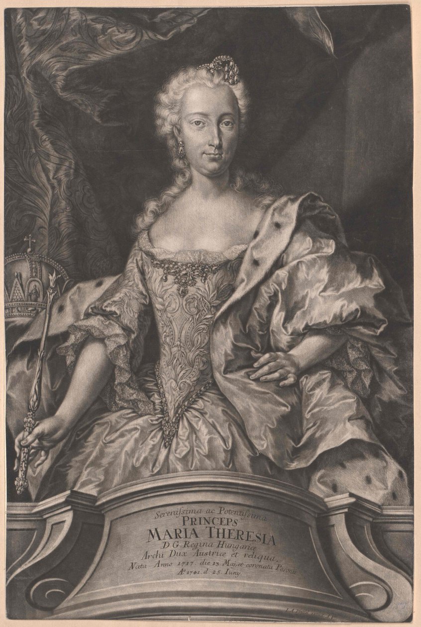 Święta Cesarzowa Rzymska Maria Teresa autorstwa Artist Unknown