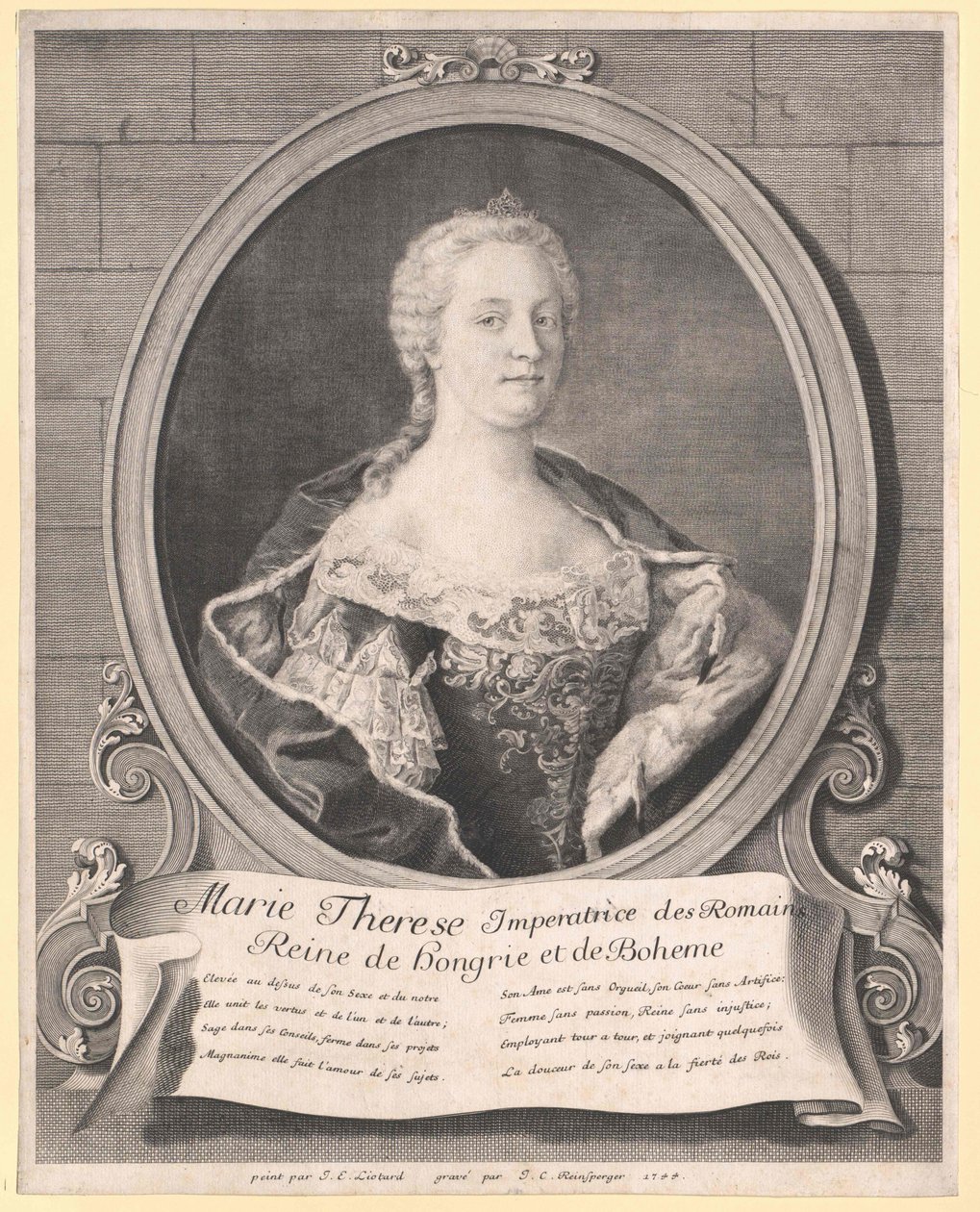 Święta Cesarzowa Rzymska Maria Teresa autorstwa Artist Unknown
