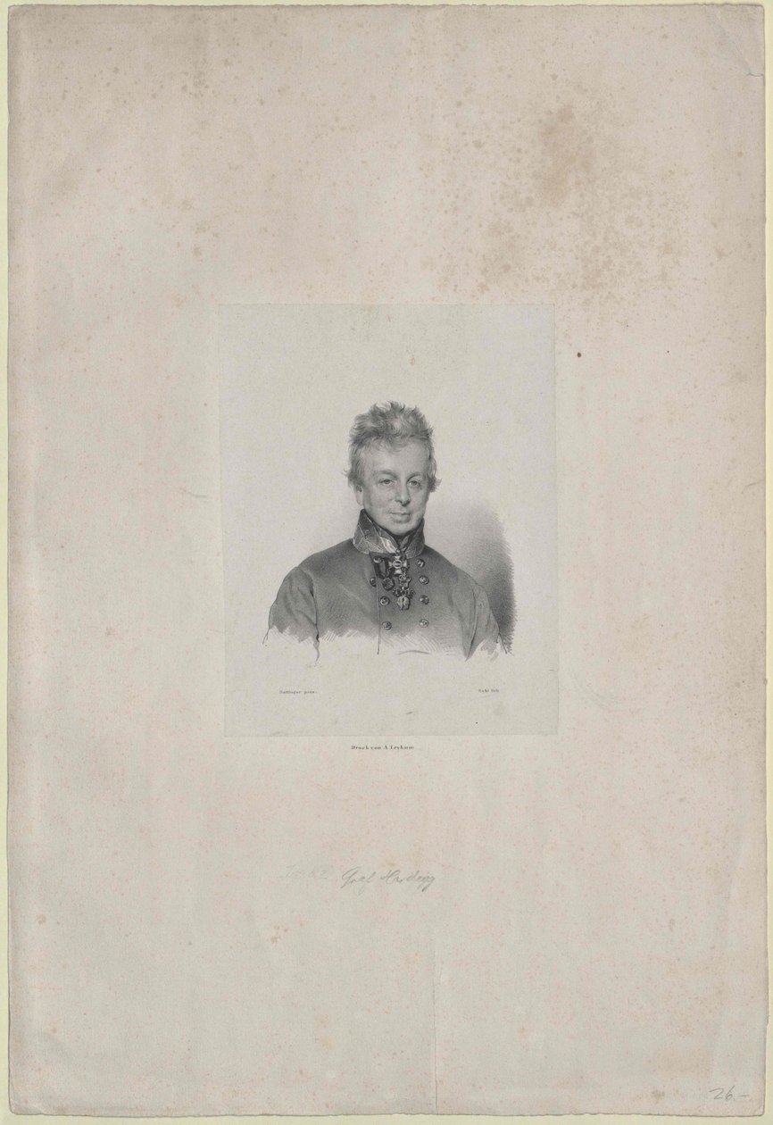 Ignaz hrabia Hardegg-Glatz autorstwa Artist Unknown