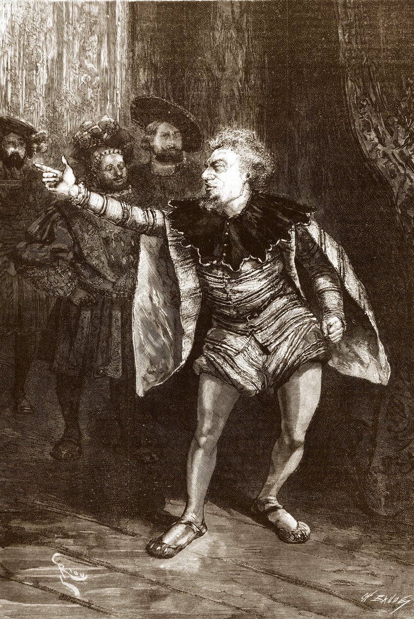 Ilustracja do sztuki "Le Roi s