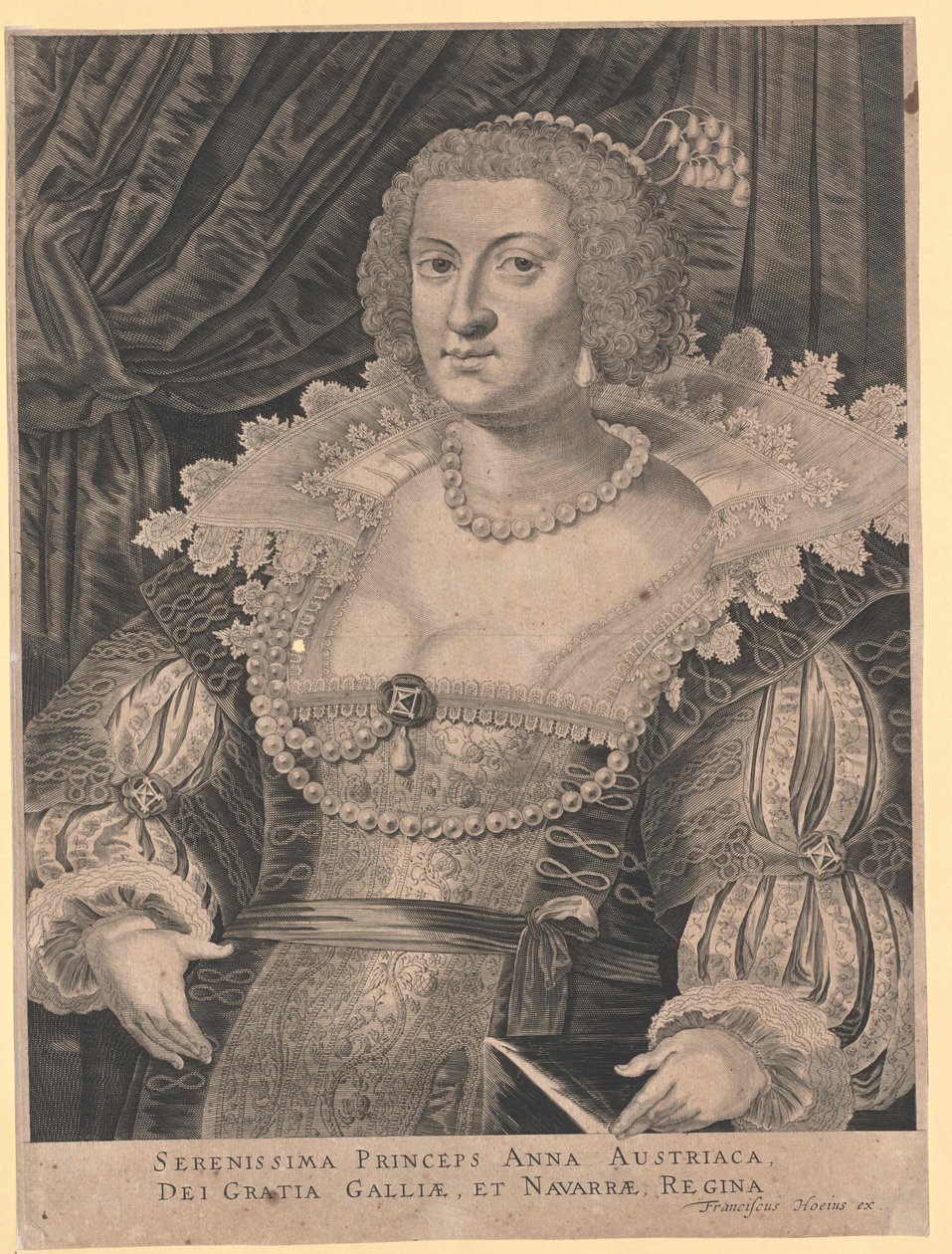 Infantka hiszpańska Anna autorstwa Artist Unknown