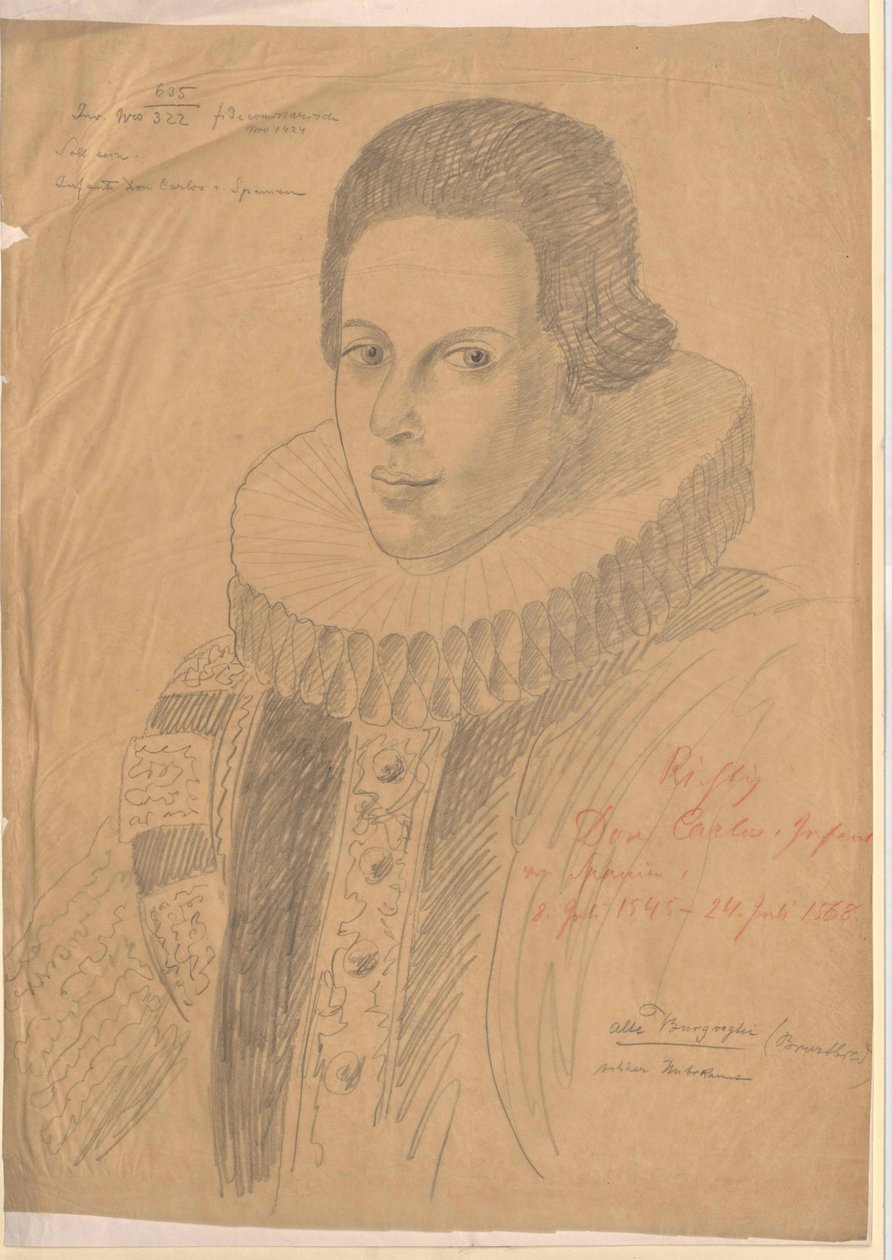 Infante Hiszpanii Karl autorstwa Artist Unknown