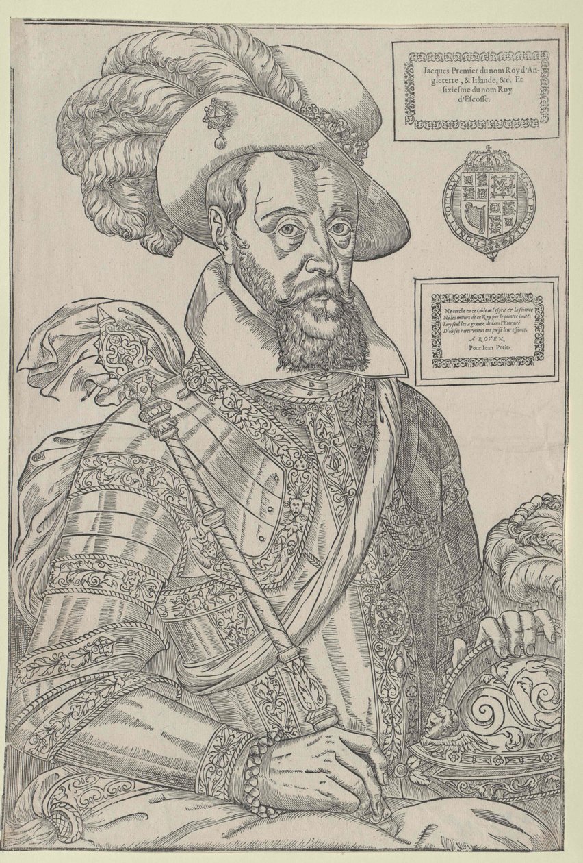 Jakob I król Anglii, autorstwa Artist Unknown