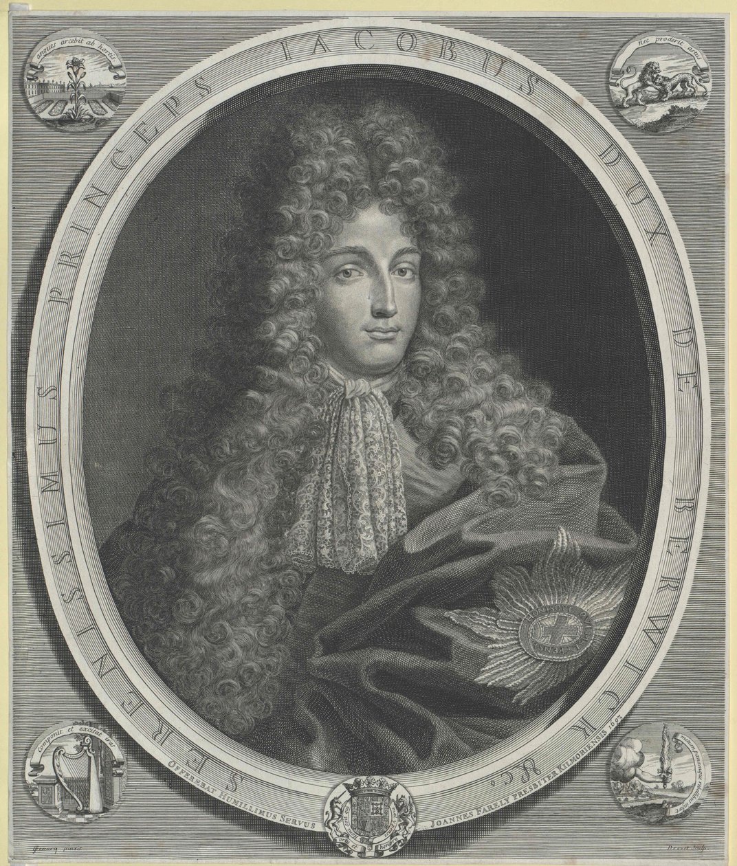 James książę Berwick Fitzjames (w druku) autorstwa Artist Unknown