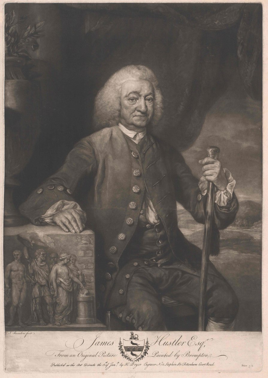 James Hustler autorstwa Artist Unknown