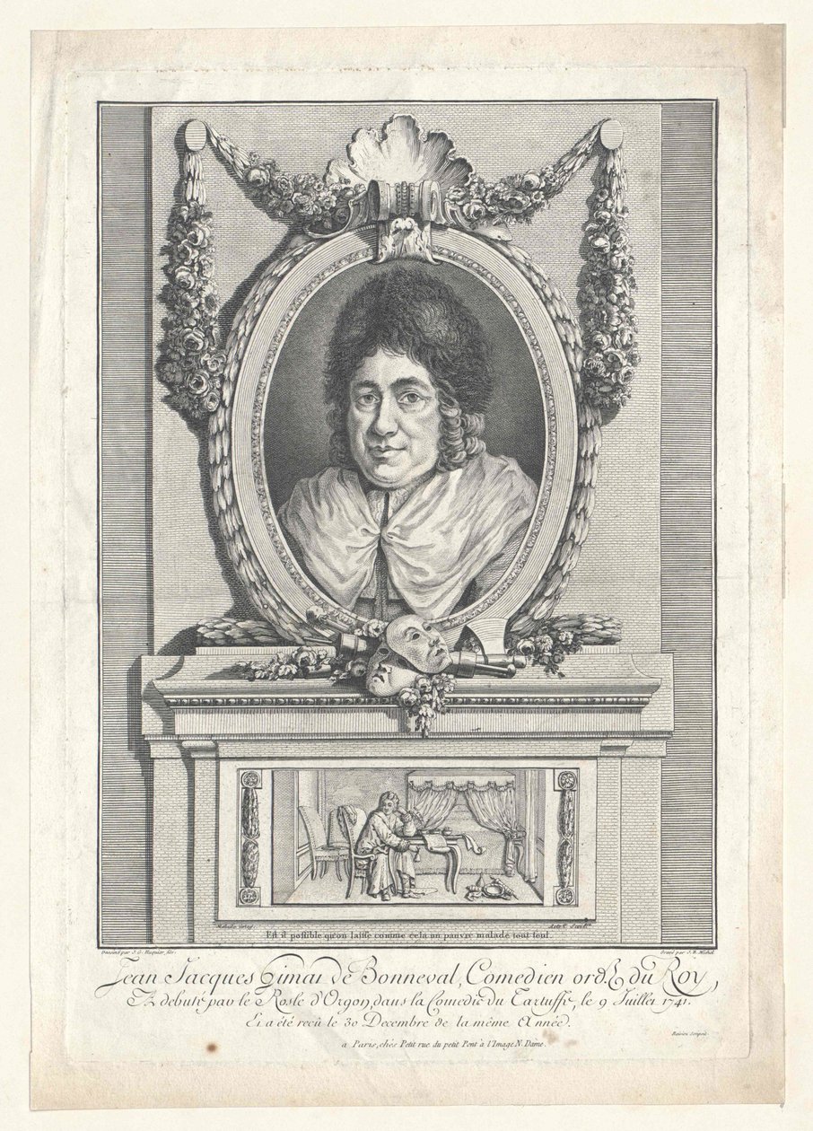 Jean Jacques Gimat de Bonneval autorstwa Artist Unknown