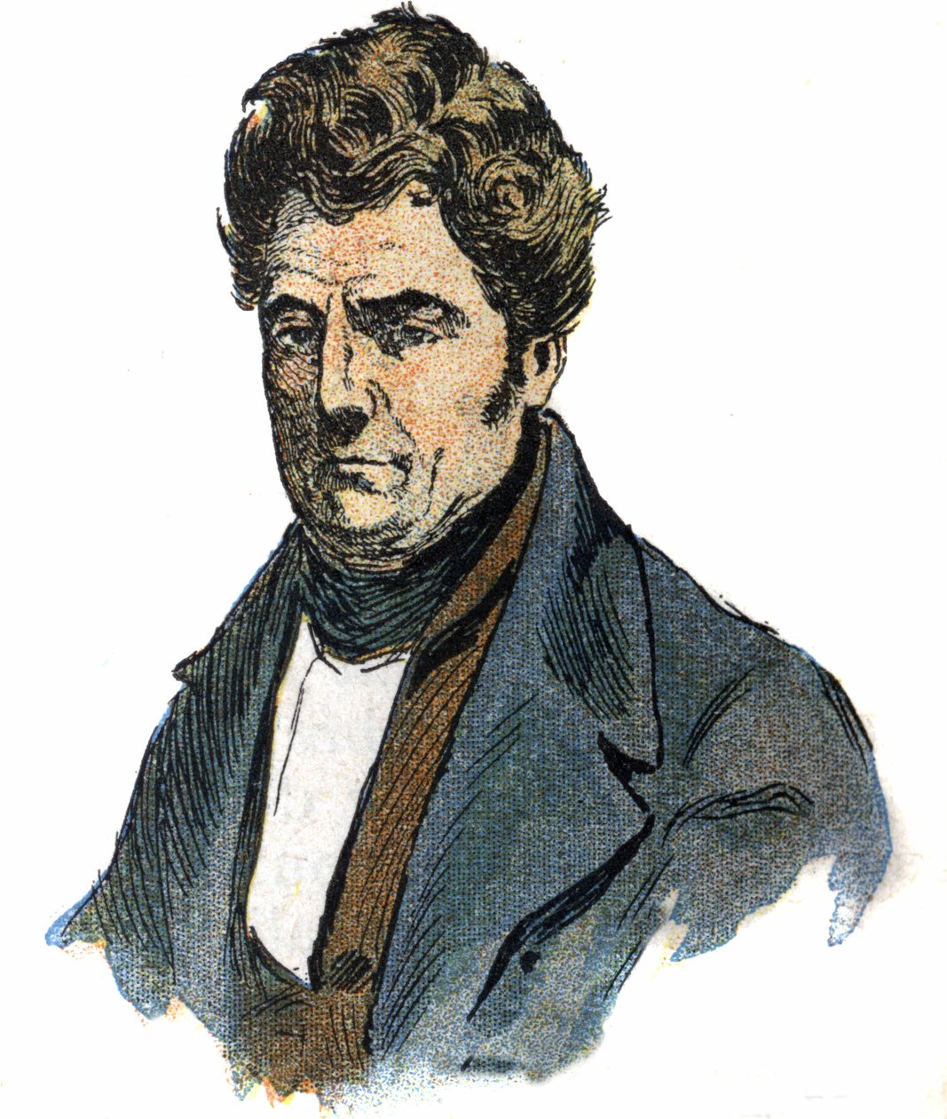 Jean Reboul, francuski poeta. autorstwa Artist Unknown