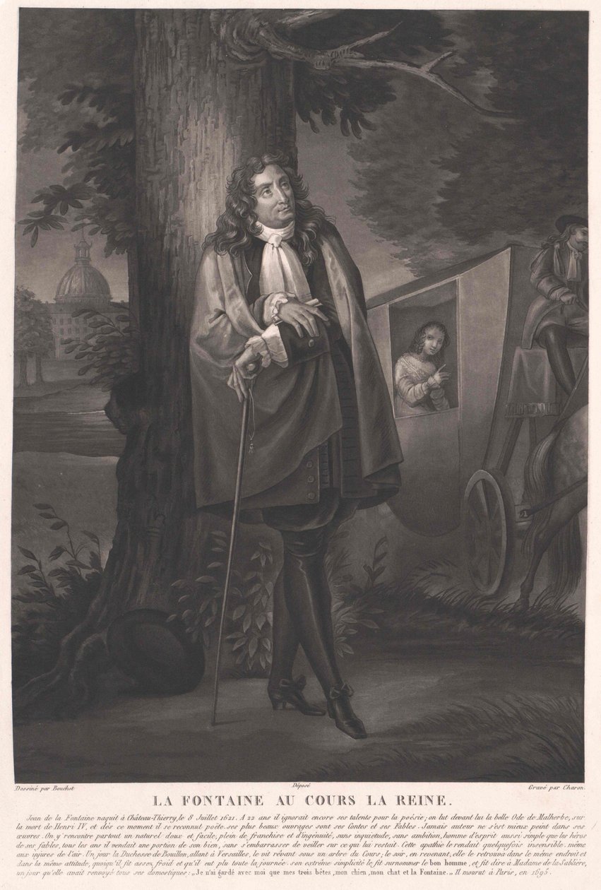Jean de La Fontaine autorstwa Artist Unknown