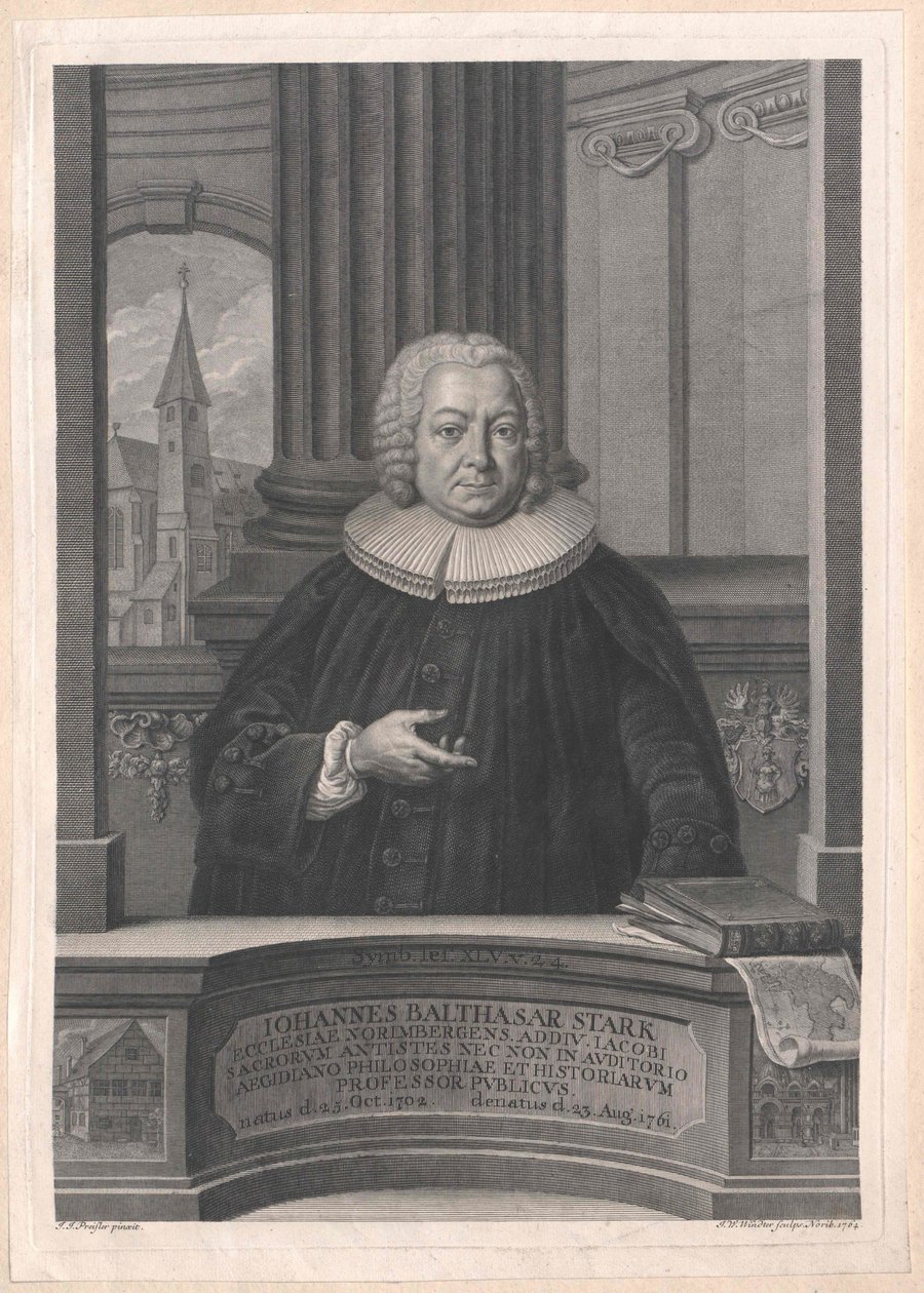 Johann Balthazar Stark autorstwa Artist Unknown