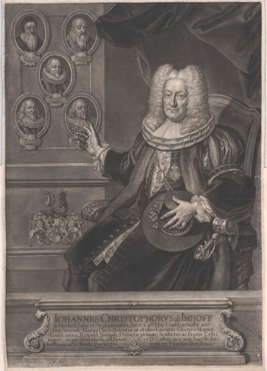 Johann Christoph Imhof autorstwa Artist Unknown