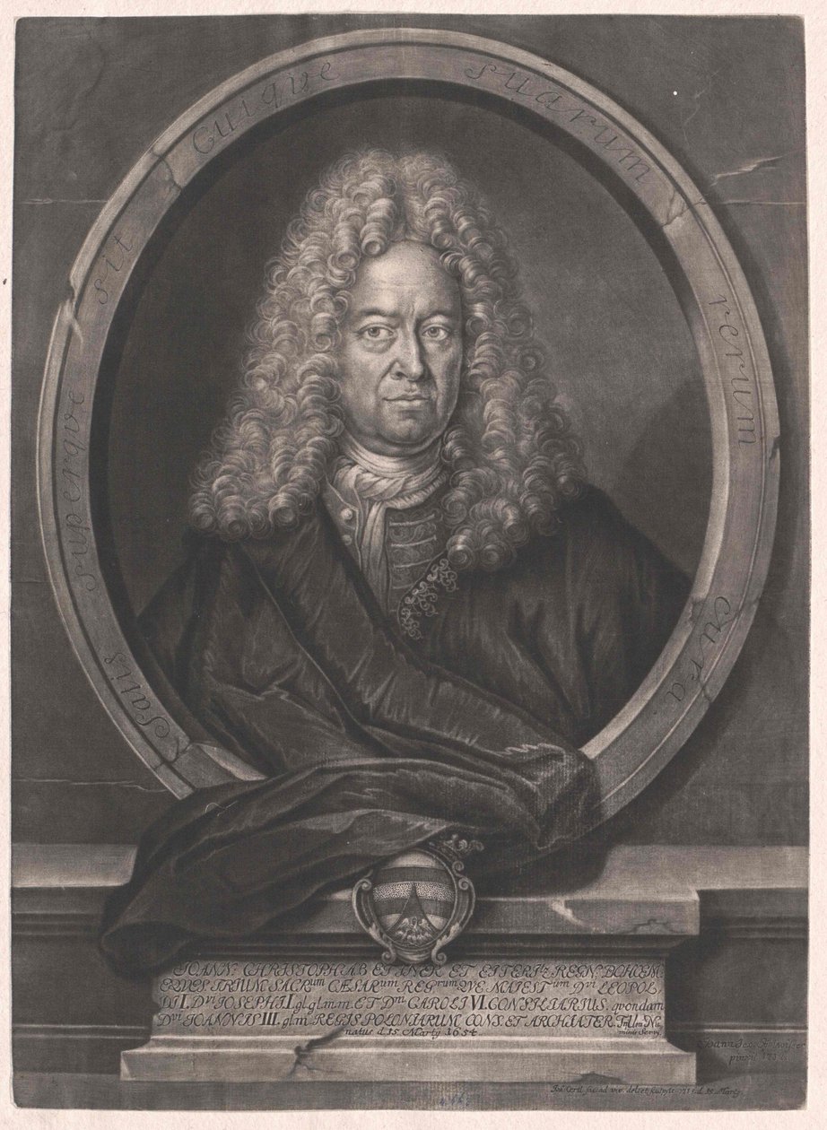 Johann Christoph von Ettner i Eiteritz autorstwa Artist Unknown