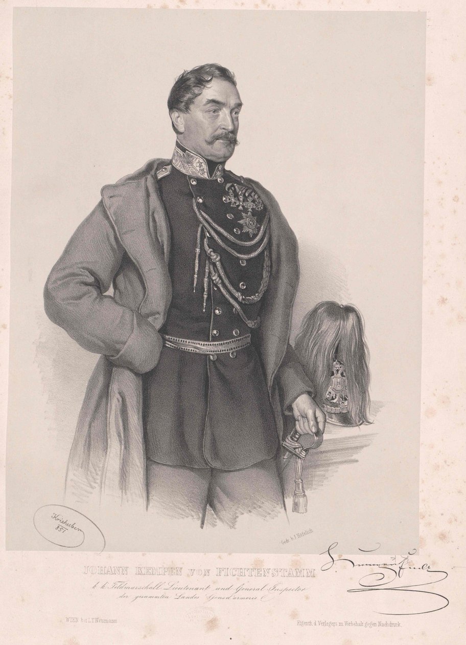 Johann Franz baron Kempen von Fichtenstamm autorstwa Artist Unknown