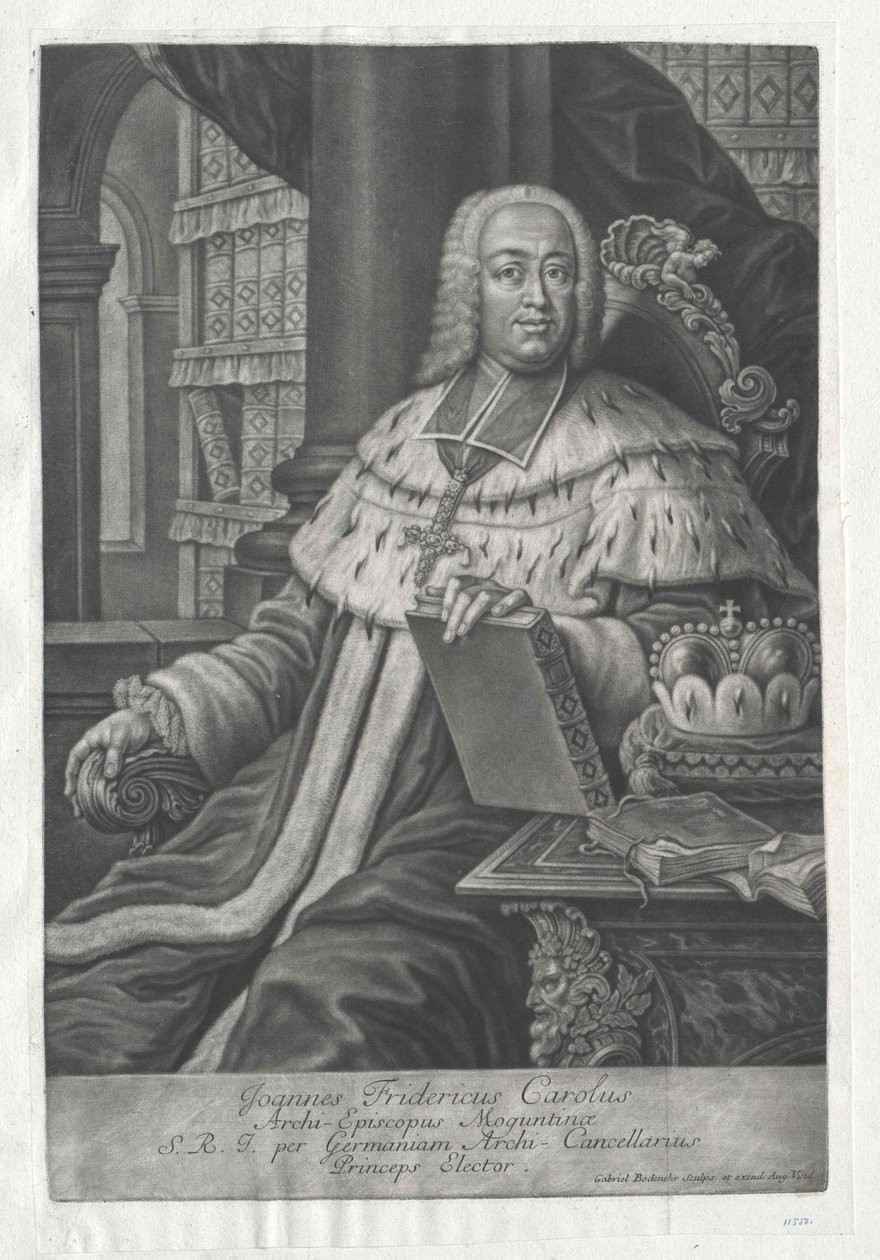Johann Friedrich Carl hrabia Ostein autorstwa Artist Unknown