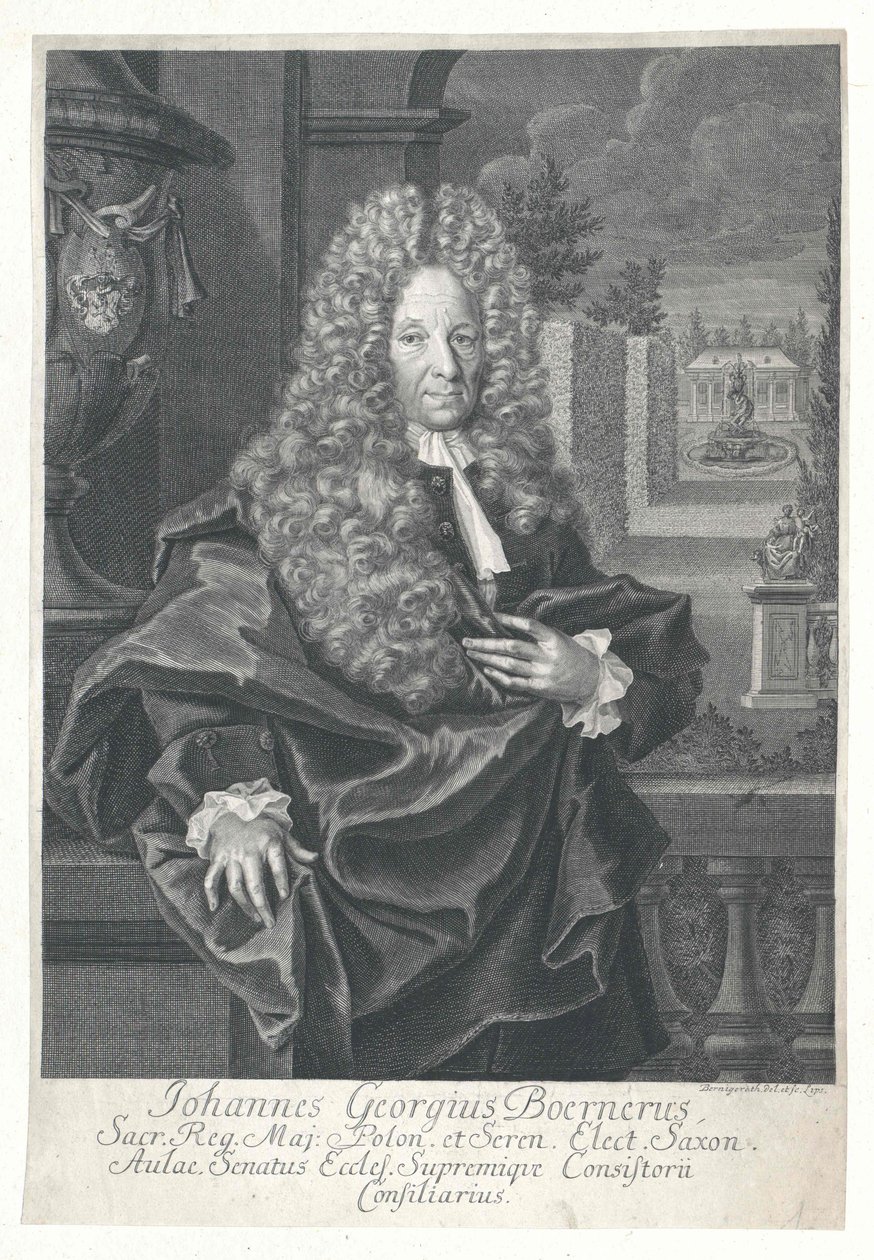 Johann Georg Boerner autorstwa Artist Unknown