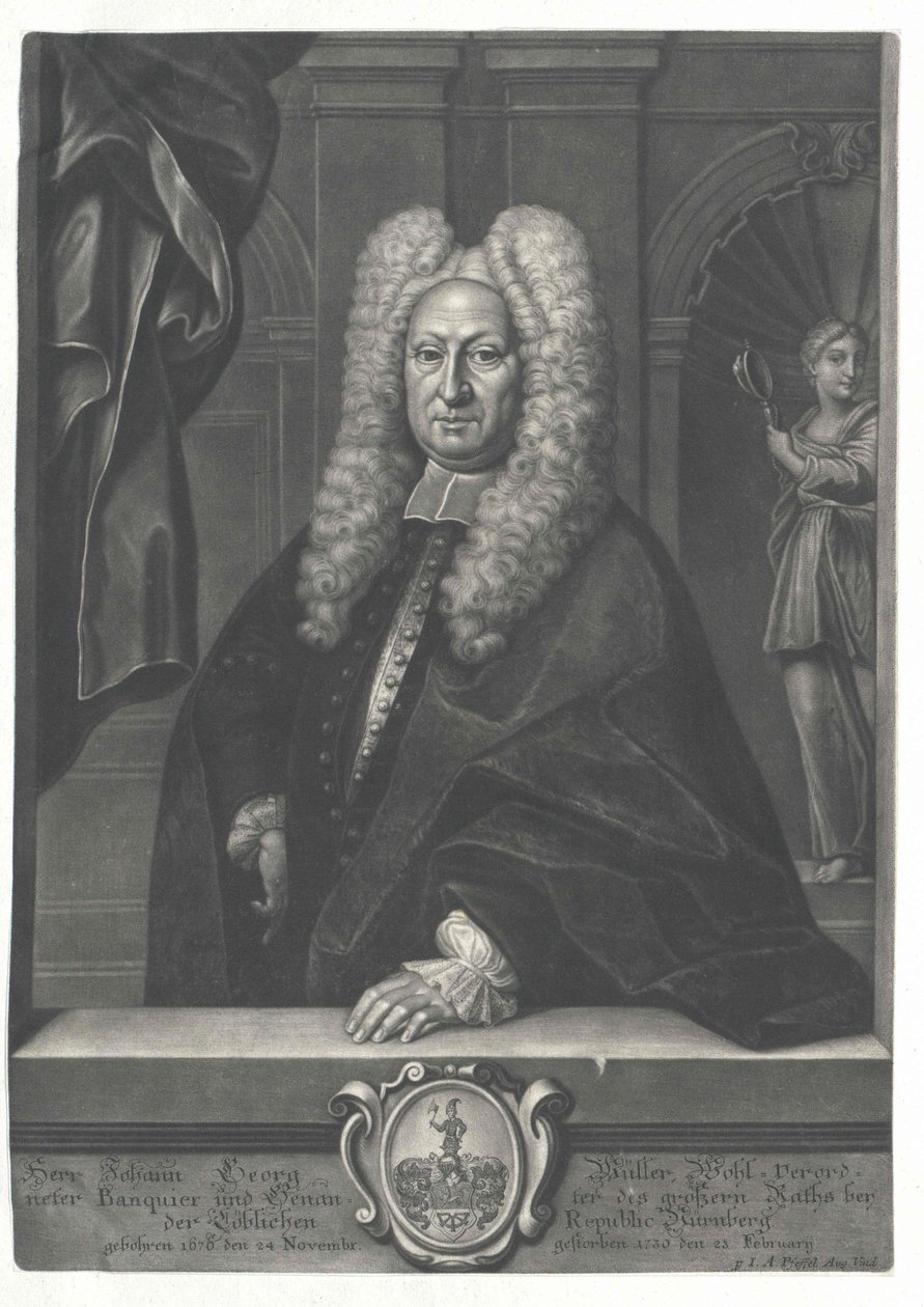 Johann Georg Mueller autorstwa Artist Unknown