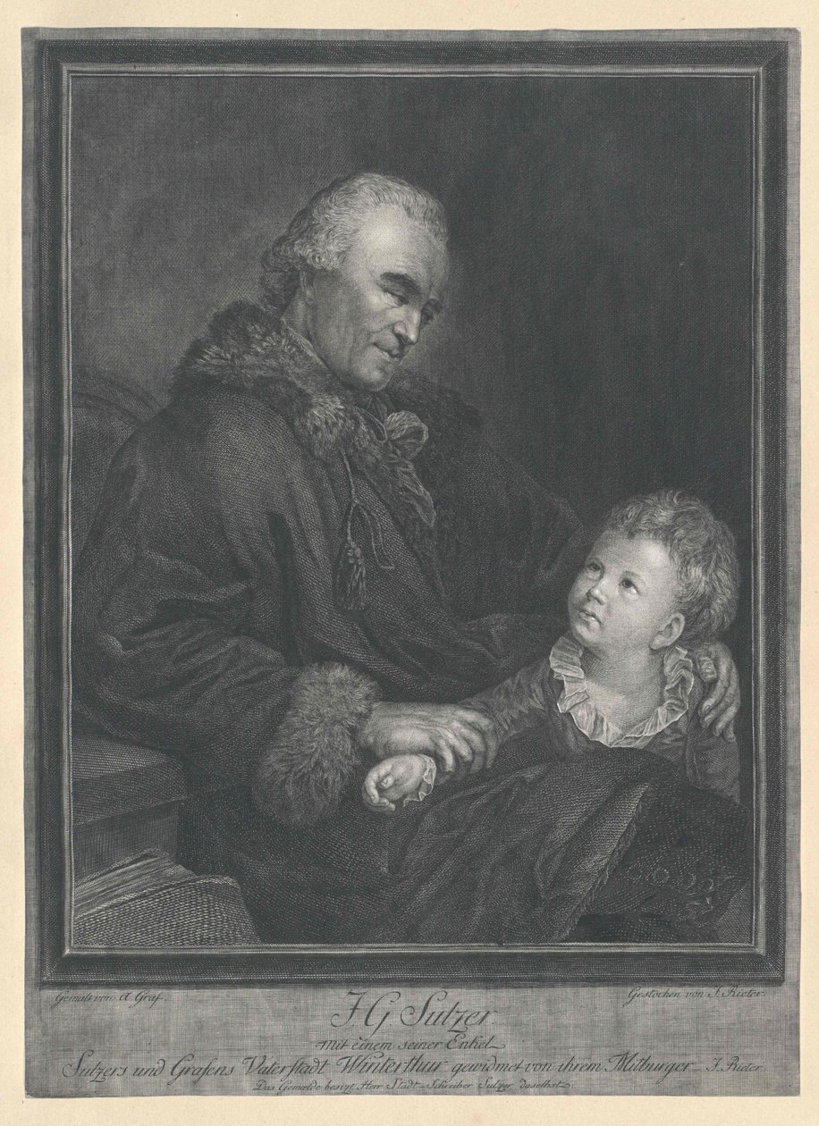 Johann Georg Sulzer autorstwa Artist Unknown
