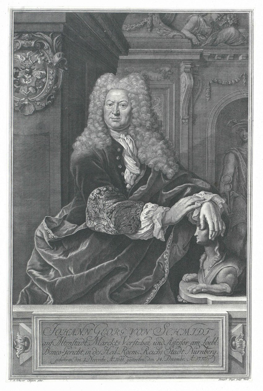 Johann Georg von Schmidt w Altenstadt autorstwa Artist Unknown
