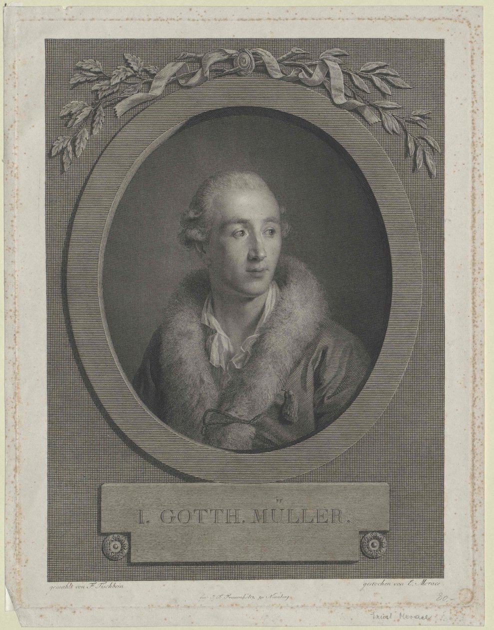 Johann Gotthard Mueller autorstwa Artist Unknown