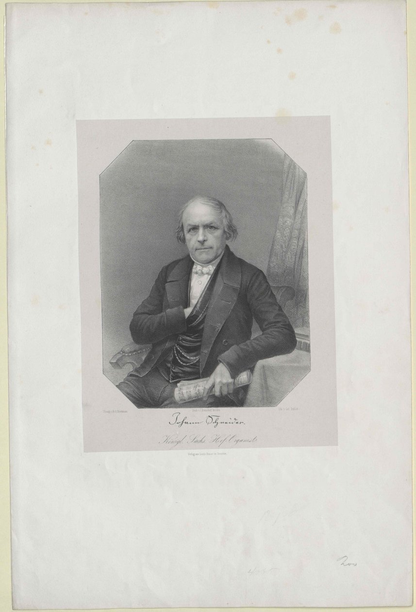 Johann Gottlob Schneider autorstwa Artist Unknown