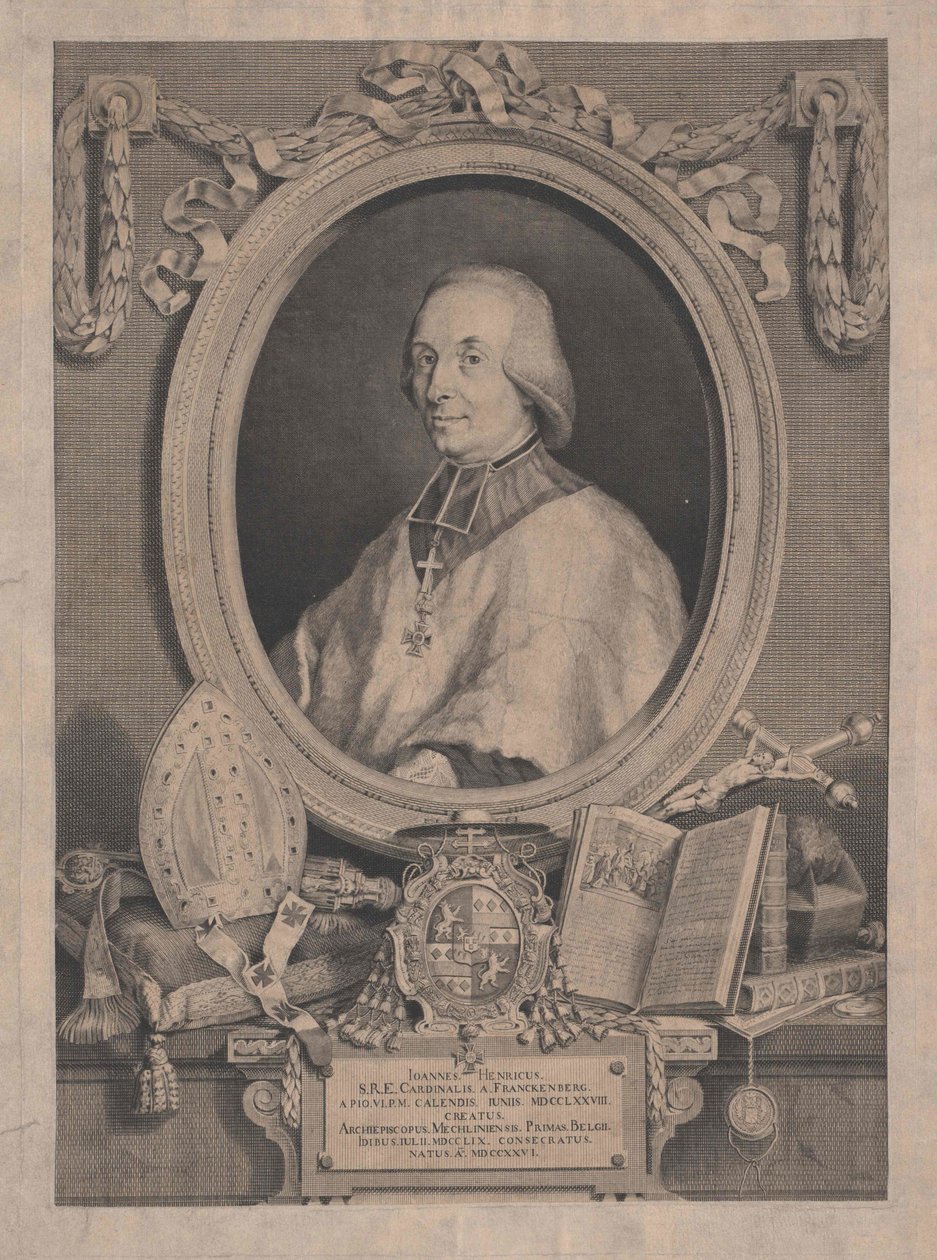 Johann Henry hrabia Frankenberg autorstwa Artist Unknown