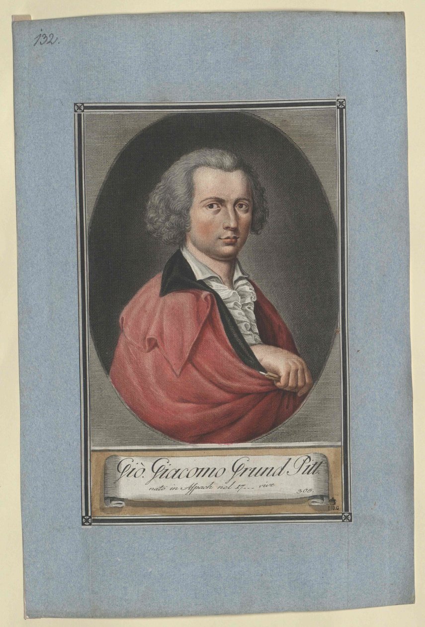 Johann Jakob Grund autorstwa Artist Unknown