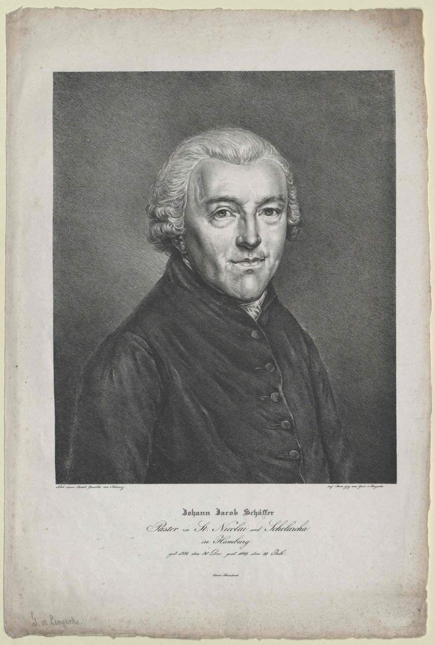 Johann Jakob Schaeffer autorstwa Artist Unknown