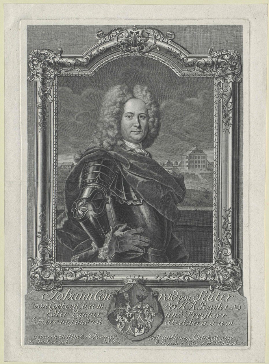 Johann Konrad baron Seutter-Loetzen autorstwa Artist Unknown