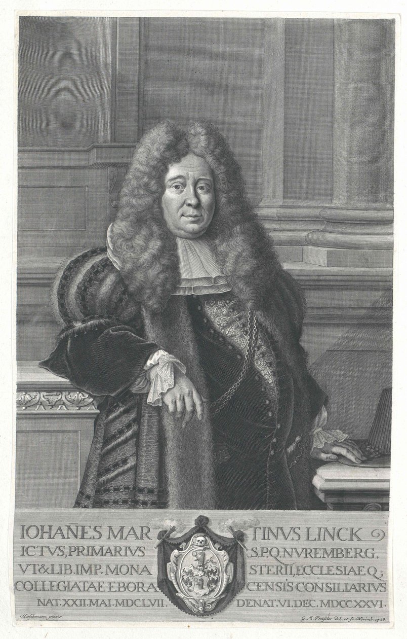 John Martin Linck autorstwa Artist Unknown