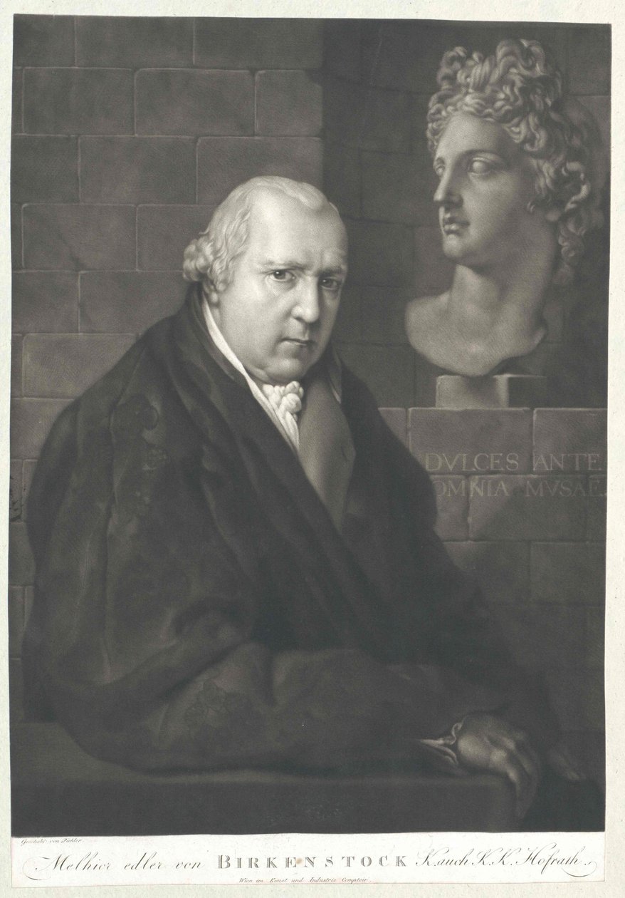 Johann Melchior szlachcic von Birkenstock autorstwa Artist Unknown